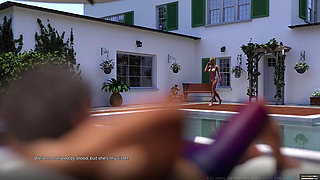 Summer Scent #1 - Meeting The Busty Blonde Stepsister Eve In Her Swimsuit