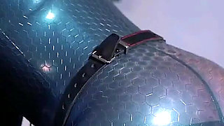 Lesbian Strap-on Suck Latex Rubber Fetish Video