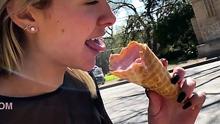 Amateur teen outdoor sex