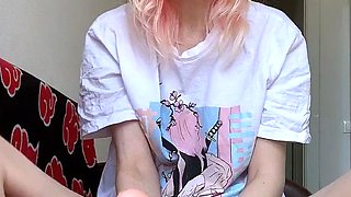 Naughty amateur teen has a voyeur fetish