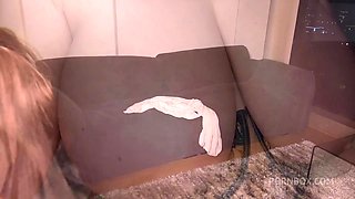 Coco Rains' Busty Latina Curves Ignite Wild Cock Passion Play