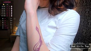 Big Tits Brunette Webcam Teen Teases Skinny Frame