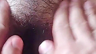 Pussy Massage in Close-up: I Know She Wants to Get Me Horny... and He Is Succeeding