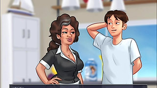 Hot housemaid Fucked at flore