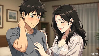 Dad's new girlfriend catches the stepson peeping and turns it into a lesson