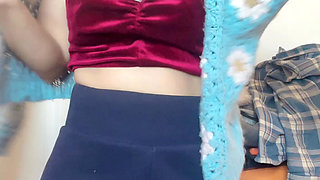 hana sexy in school skirt outfit perfext body good ass