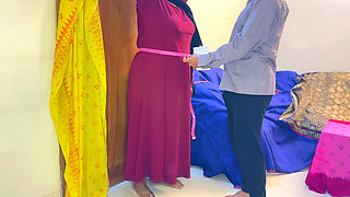 Desi Big Ass Stepaunty Fucked by Tailor in Shop Part 2