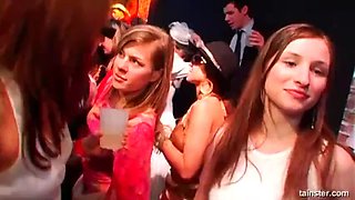 Hottie brides taking big cocks at a wild party