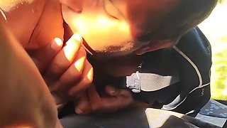 Hot Foot Slave Licks Goddess Feet In Moving Car - Public Fetish Thrill Ride!