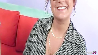 Blonde Skinny Teen Jeanie Gets Anal Fucked by a Thick Cock