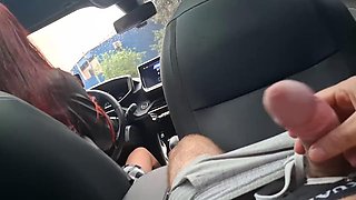 Ksalnovinhos Girlfriend Jerks in Taxi