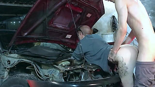 Sexy Mechanic Vilu Vidish Gets Pounded Toyota Ae101