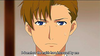 Maid with Stellar Rosy Hair Proposes Internal ejaculation to Immense Trunk