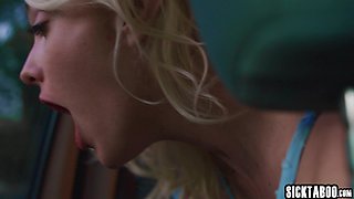 Dana Vespoli fucks lesbian in the car