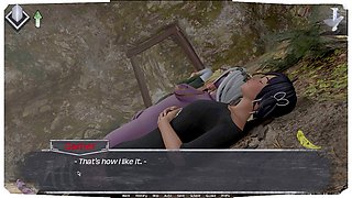 POV cowgirl cartoon sex with internal ejaculation and big tits from Gamerdark10