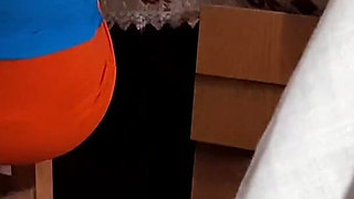 While My Neighbor Is Writing Her Term Paper, Her Girlfriend Seduces Me and We Cum at the Same Time