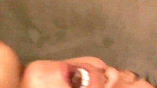 Asian teen Lana Violet first plays with toys and then sucks cock