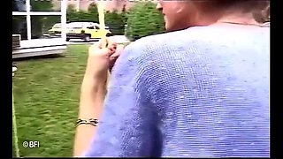 Blonde Teen Mandy Bates Outdoor BDSM Spanking Punishment - Bald Pussy & Sexy Ass Domination