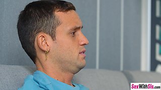 Annoying stepsis blowjob and rough fuck