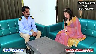 Forbidden Indian passion unfolds with a security guard in homemade ecstasy