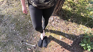 Full Punishment Session - Complete Naked in the Woods