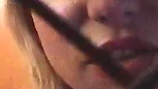 Blonde slave Vanessa locked in the basement
