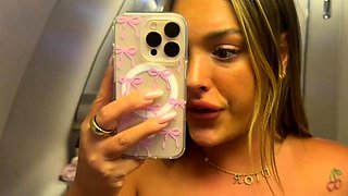 Alanna Pow Pussy Play In The Airplane Toilet Onlyfans Video
