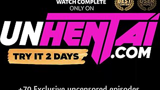 HENTAI! Older Stepsister Makes Out With Stepbrother's Penis in a Hot Shower + ANAL