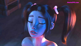 Tender Girl Poked Dildo To Her Limitation - Cartoon Porn Parody