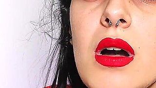 Hot Teen Smoking Deep Breathing Heavily Long Puffs Cigarrets