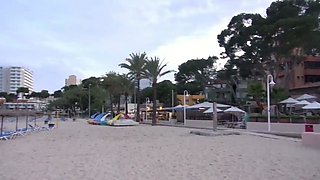 Czech amateur blowjob and fucking POV in public