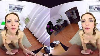 Pretty lady - no riding what a shame: Blowjob, Doggy  Cowgirl VR Porn