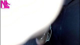 Pedal Pumping in Light Blue High Heeled Sandals and Anklet