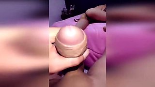 Alizz rides my tight Latina pussy until I bust a huge creampie