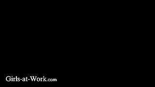 Tommy Gold Fucked Hard by Busty Office Babes Angel Blade & Angelica Heart - Anal Threesome FFM