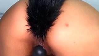 Sharon nylons fetish rubber toy masturbation movie