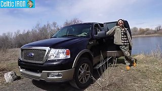 Petite Latina Aubry Babcock Gives Complete GF Experience - Outdoor Truck Fuck & Deep Throat