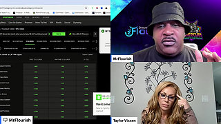 Live 50 Min Superbowl Sunday Mrflourish Podcast Stream with Co-host Taylor Vixxen