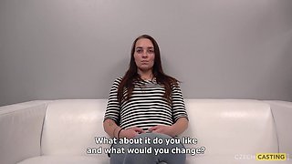 Sensual Czech Beauty Mesmerizes in Solo Audition