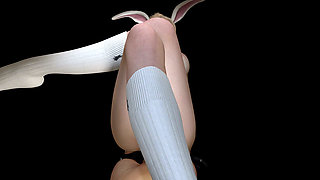 Emma Sato Bunny Girl Cosplay Lap Dance Sex
