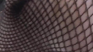 After Work, It's Time to Sniff My Fishnet Feet! Lady Victoria Valente