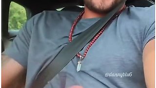 Horny Boyfriend Wanks While His Misses Drives - Danny Blu