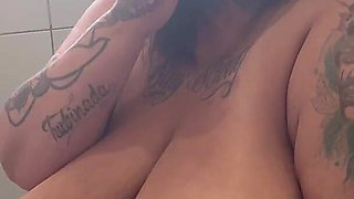 BBW Bathroom Relaxation Smoking POV & Casual Private Vibes