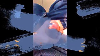 Hungarian Stud Strokes His Big Cock