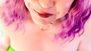 The Lovely Miss Tina Snua Smokes A Cigarette With Dangles, Drifts & Close Ups