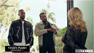 Isiah Maxwell, Andi Anderson And Hollywood Cash - Bbc Curious Blonde Milf Andie Anderson Gets Spit-roasted While Hubby Is Gone