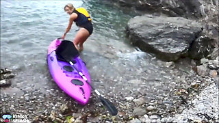 Open Water Kayak Disaster for Non Swimmer - Saved by Lifejacket