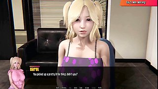 Mischievous guy has a wild fantasy about his busty maid in this steamy episode