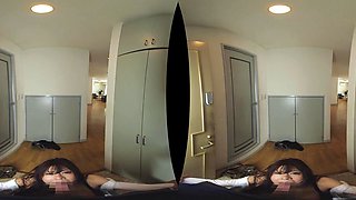 Gorgeous Japanese seductress incredible VR video