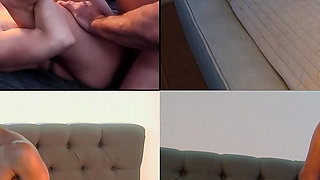 BBC and Bwc on MILF PAWG Interracial Threesome! Part 1